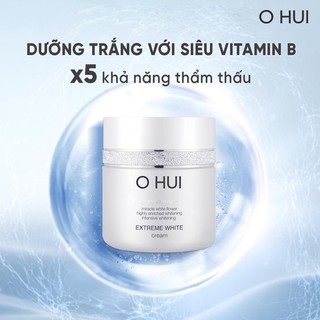 Set kem dưỡng trắng ohui sáng da ngăn mờ sạm nám lành tính, date 2027