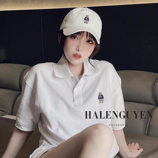 Nón kết, mũ lưỡi trai thêu hình con gấu kết hợp túi đeo chéo phong cách thích hợp đi học đi chơi, Hayna Hats M21