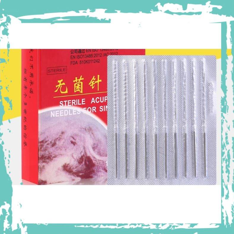 Sale sốc_ Kim châm cứu dùng cho phun xăm, kim phun xăm, ( hộp 100 kim) / cotamhathanh_dcpx