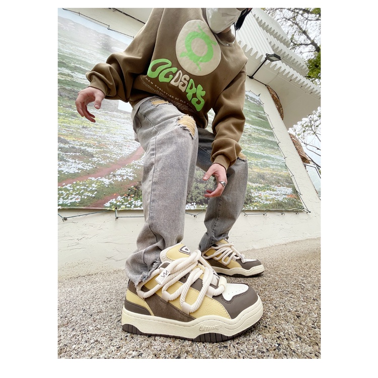 Giày Cat & Sofa Chính Hãng ❤️SIMPLE SNEAKER❤️ Giày Sneaker Cat Sofa Hazelnut Latte Đế Cao Phong Cách Đường Phố