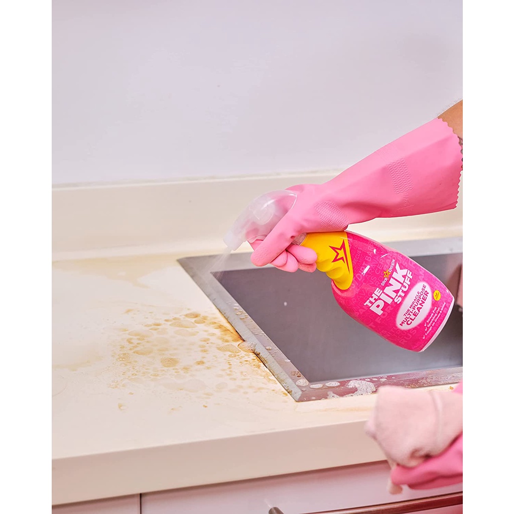 CHAI XỊT VỆ SINH ĐA DỤNG Stardrops - The Pink Stuff - The Miracle Multi-Purpose Spray, VEGAN - AN TOÀN MÔI TRƯỜNG, 750ml