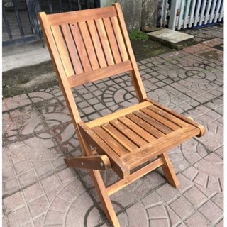 Ghế gỗ mini xếp dành cho cà phê ban công hoặc sân vườn, ghế câu cá