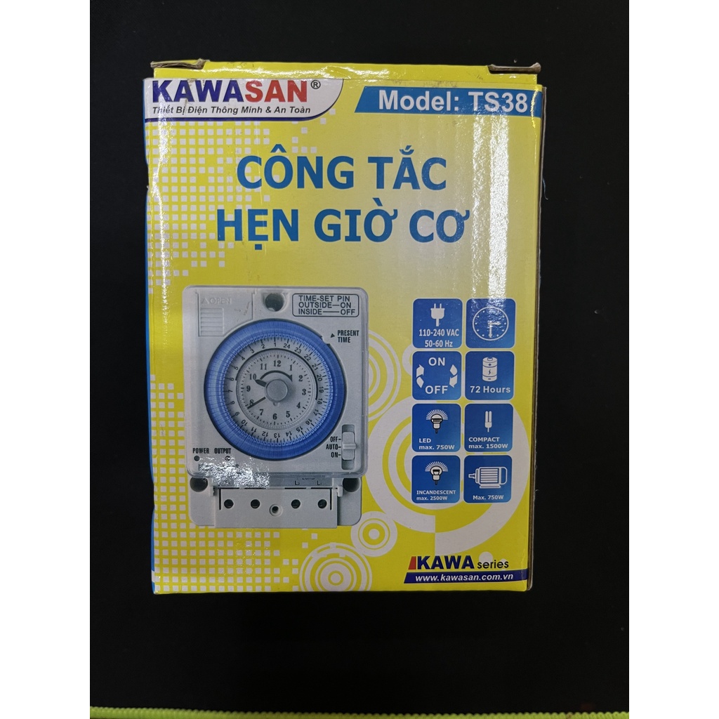 Công tắc hẹn giờ  KW-TS38