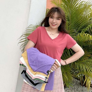 Áo thun cổ tim bigsize giá rẻ 60-100kg