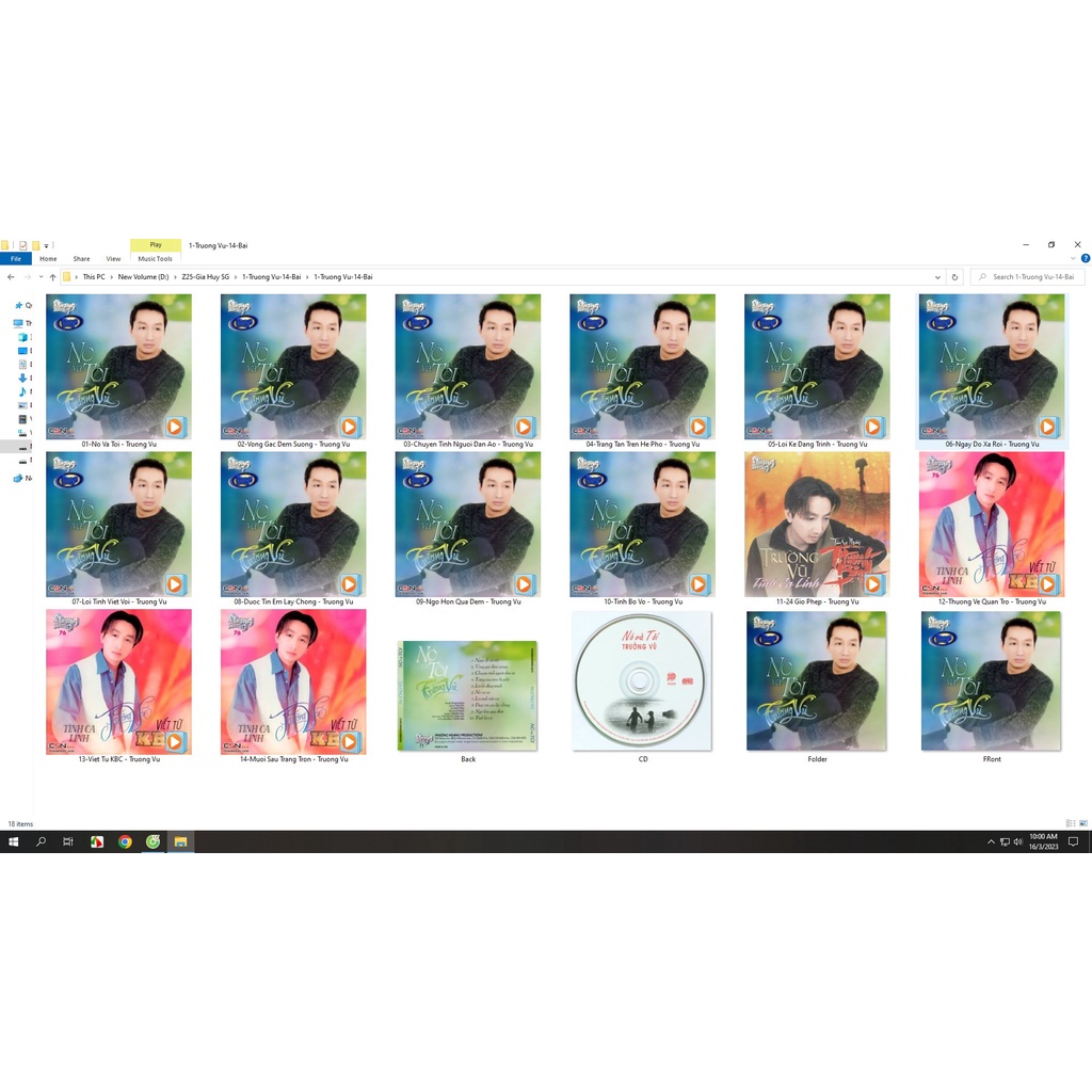 CD Trường Vũ NÓ VÀ TÔI 14 Bài Hát MP3 LOSSLESS WAV