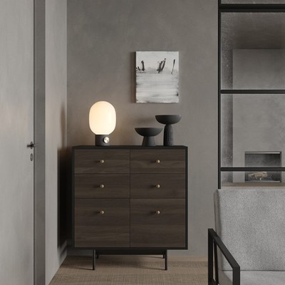 ROBECCA, Kệ đựng đồ, kệ để đồ DRA_375, 90x40x98cm, kệ gỗ Scandi Home