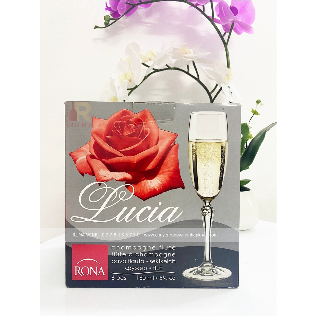 Ly champage mạ vàng160ml