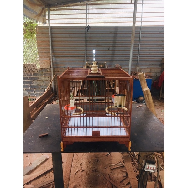 Khung lồng chim chào mào, khung lồng tự ráp, gỗ Quê thái đấu, thái cao, vuông đấu, vuông cao tự táp rễ dàng