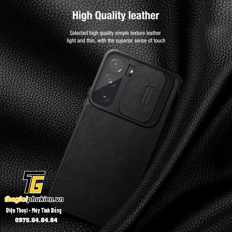 Bao da SamSung Galaxy S23, S23 Plus, S23 Ultra chính hãng Nillkin QIN bảo vệ Camera