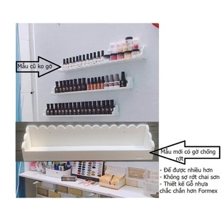 Kệ sơn nail dài 60cm gỗ chống ẩm + Tặng phụ kiện lắp đặt.