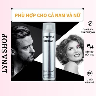 Gôm xịt tóc nam Butterfly Shadow 600ml