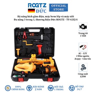  Bộ nâng kích gầm điện kiêm máy bơm lốp và máy siết ốc ô tô đa năng 3 trong 1 ROGTZ TY-42EJ-S - Tải Trọng: 3000Kg 