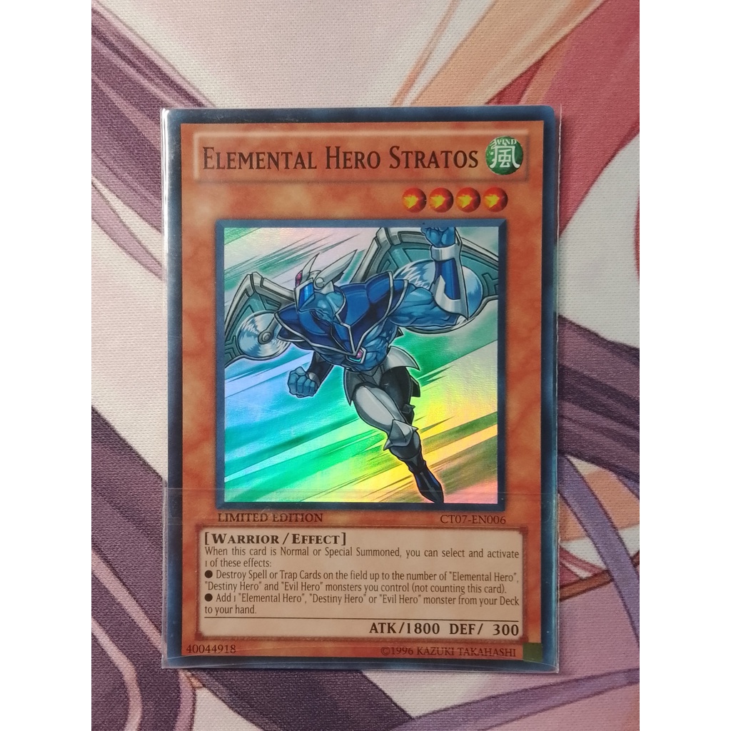 Thẻ Bài Yugioh: Elemental Hero Stratos CT07-EN006