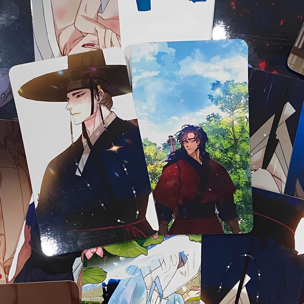 Set bộ 10 ảnh Card bo góc Manhwa Hổ Ái Tử Đằng - Mục Trung Tàng Hổ - Eyes Cloud By Tiger