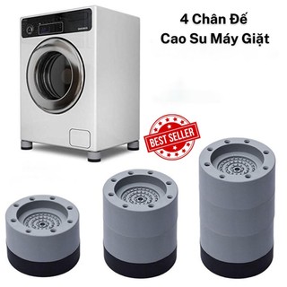 Bộ 4 Miếng Đệm Cao Su Chống Rung Máy Giặt - Chân Kê Máy Giặt Chống Rung Lắc Cao Cấp