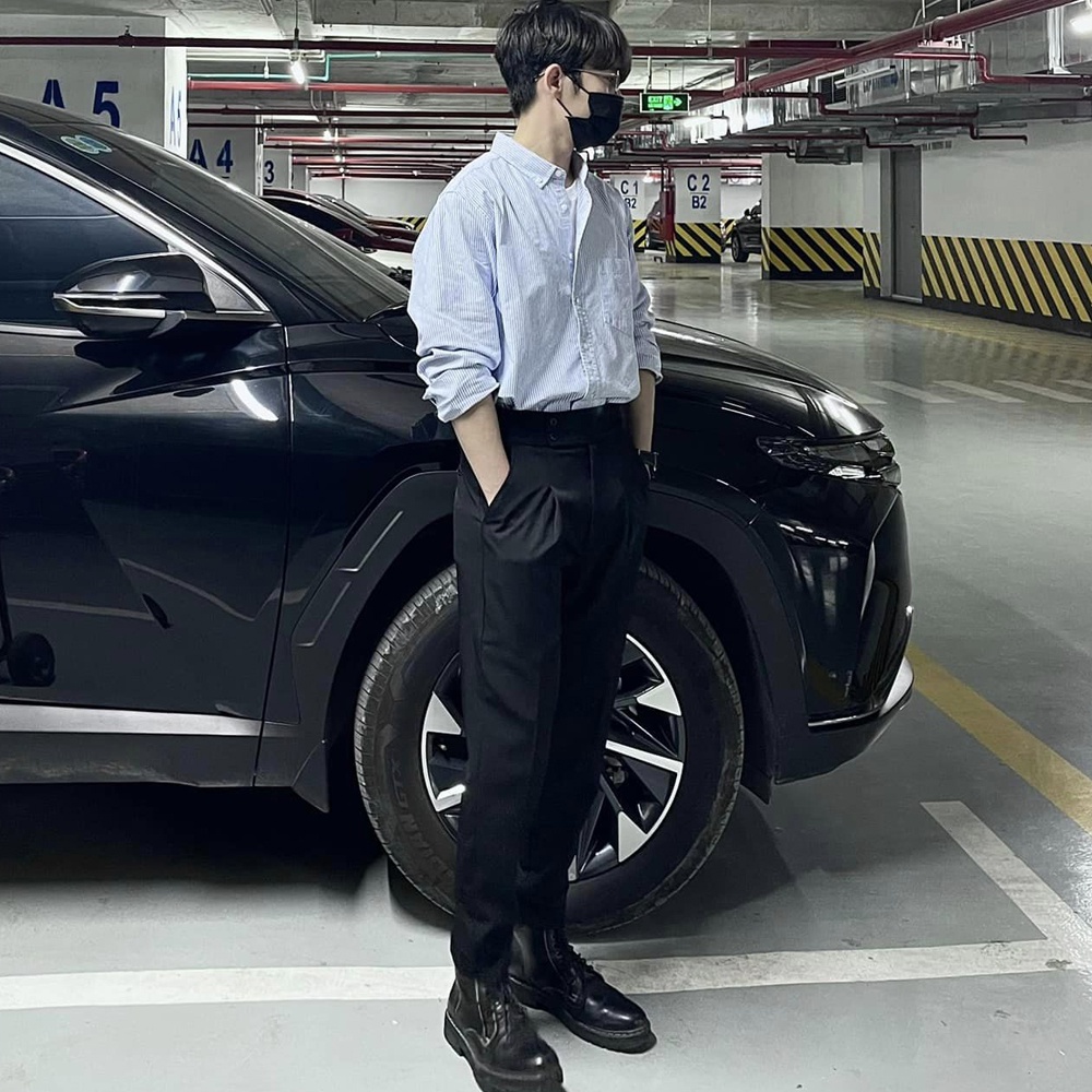 Áo Sơ Mi Nam Dài Tay Chất Lụa Oxford Cao Cấp Phom Rộng Dáng Đứng Suông Kiểu Dáng Kẻ Sọc Stripes