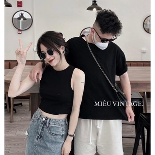 Áo ba lỗ M-Chou Croptop must try chất len tăm mỏng mát, ôm body