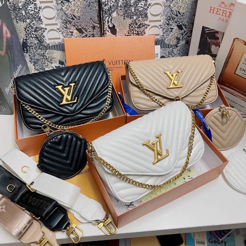 TÚI đeo chéo nữ LV NEW WAVE 2in1 SP FULLBOX SEAL