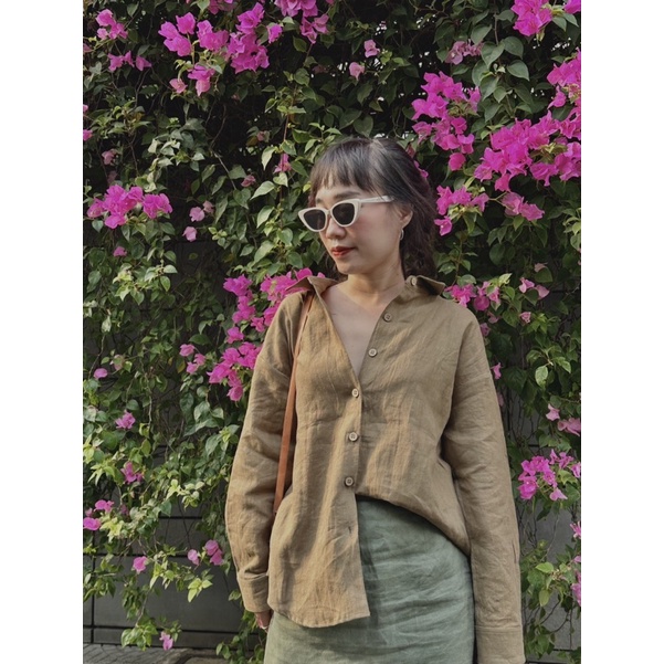 Áo Sơ Mi Tay Dài - Linen - Blair Shirt - PHUTA
