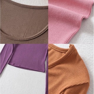 Áo thun croptop cổ tròn #1269 ORDER