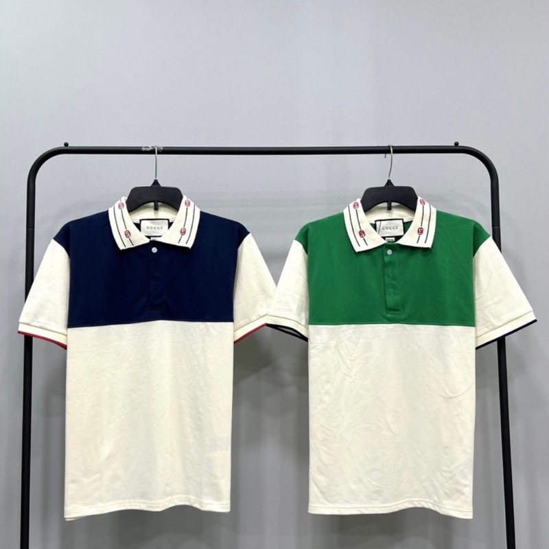 Áo polo GC phối màu cao cấp Áo polo GC phối màu nam nữ mới nhất
