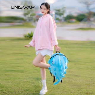 BALO KHỦNG LONG XANH DƯƠNG NHẠT CỠ TRUNG SIÊU XINH- Loại vải nhung mềm, mịn cao cấp