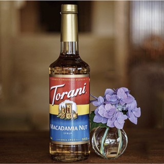 Siro Pha Chế Vị Mắc ca Torani Classic Macadamia Nut Syrup 750ml Mỹ