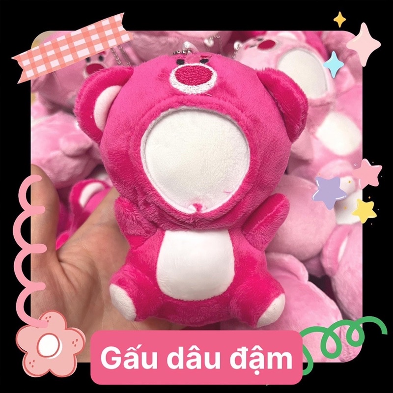 Móc Khoá Gấu Bông In Ảnh