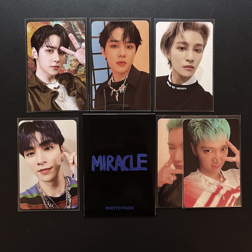Ảnh bo góc photocard NCT WAYV UNIVERSE 2021 Set Miracle Kun Ten Xiaojun Yangyang