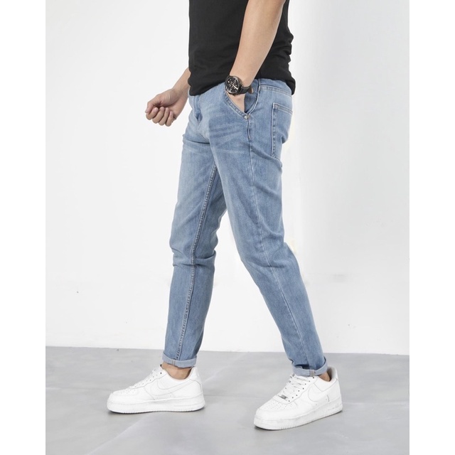 Quần Jean Nam Cao Cấp Màu Xanh Nhạt Hot Trend 2023