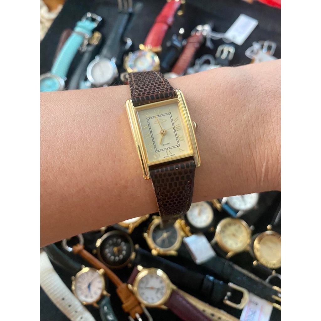 Đồng hồ nữ dây da size mini cho nữ tay nhỏ, vừa, hàng bãi Nhật cái nào cũng xinh xinh