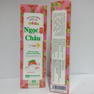 Kem đánh răng Ngọc Châu trẻ em