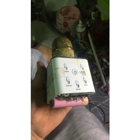 Loa mic hát bluetooth Q7 cũ sửa chữa