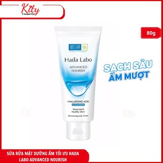 Sữa Rửa Mặt Hada Labo Advanced Nourish Hyaluron Cleanser 80g