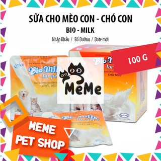 Sữa Bột Cho Mèo Con , Sữa Bio Milk for Pet ( 100gr ) - SHOP CÓ DỊCH VỤ SPA, HOTEL