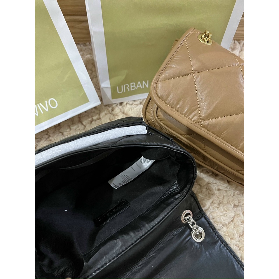 Túi nữ đeo vai ,đeo chéo chất da nhăn mêm mịn kèm túi giấy có ngăn phụ