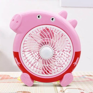 Quạt mini hình thú để bàn cắm điện văn phòng, Quạt văn phòng để bàn mini hình thú cắm điện