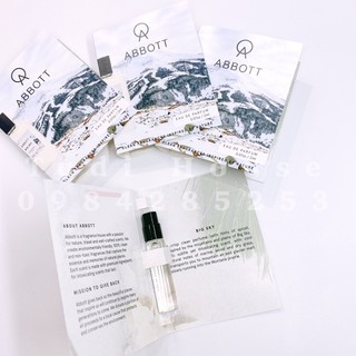Vial 2ml - nước hoa abbott big sky edp