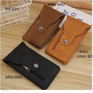 Bao da điện thoại đeo thắt lưng Mã B29