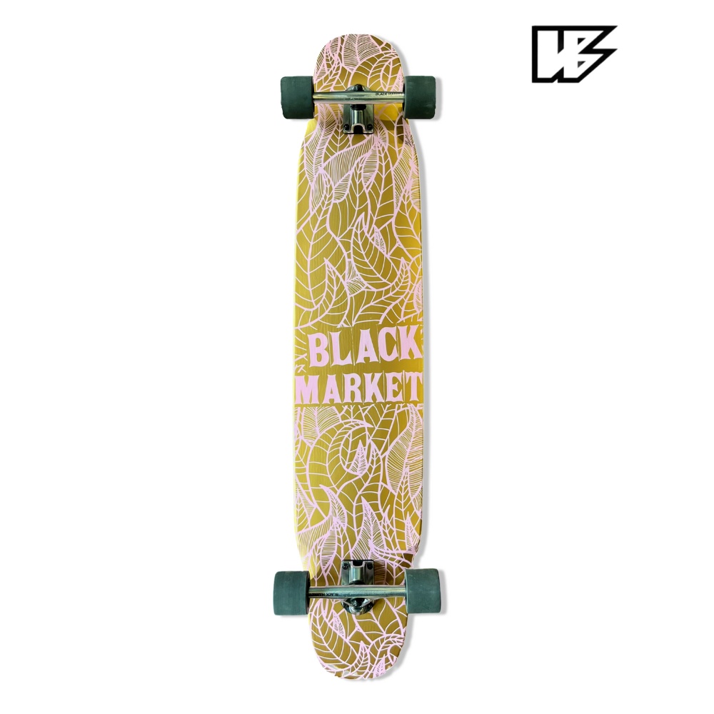 Ván Trượt Longboard - Black Market - Pink Tropical