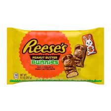 Reese's peanut butter bunnies - kẹo socola nhân bơ đậu phộng 257g