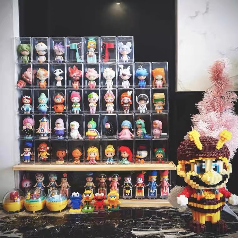 Elsabell. Hộp Trưng Bày Búp Bê Chống Bụi Và Trong Suốt