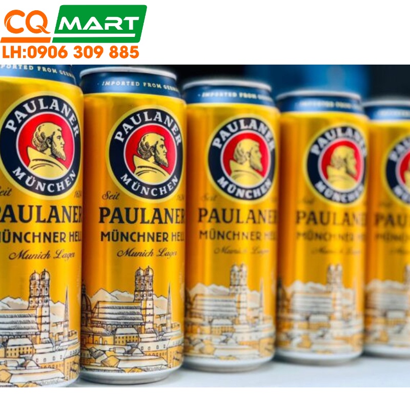 Bia Paulaner MUNCHNER HELL 4.9% Lon 500ml