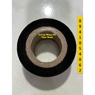 Màng PE đen thui, màng quấn đen 5cm