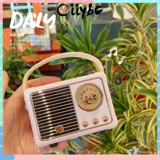 Loa Bluetooth Không Dây Âm Thanh Siêu Trầm Phong Cách Retro Cho Android / Android