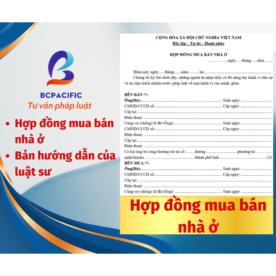 Hợp đồng mua bán nhà ở