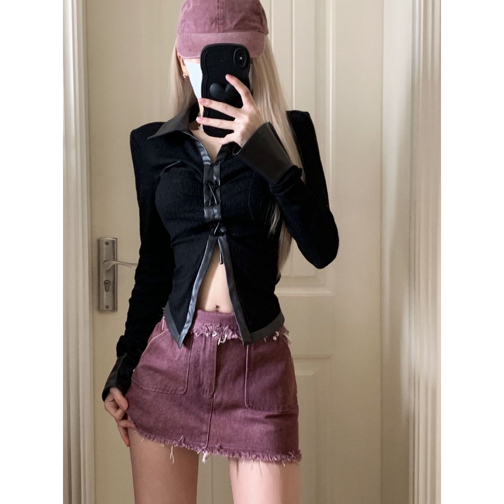 Chân váy denim JSC lưng cao phong cách Hàn Quốc thời trang cho nữ