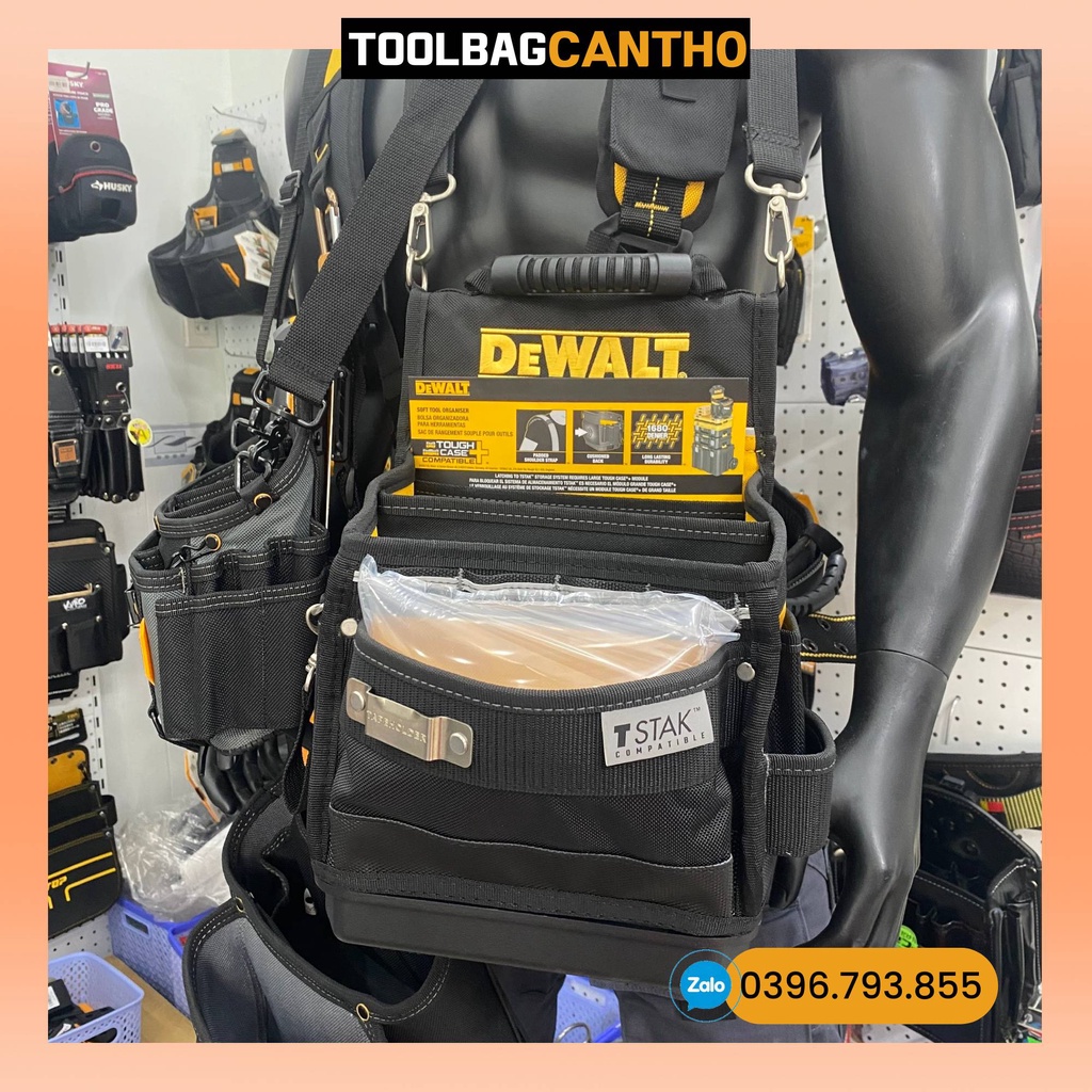 Túi đeo đồ nghề Dewalt có kèm dây đeo vai