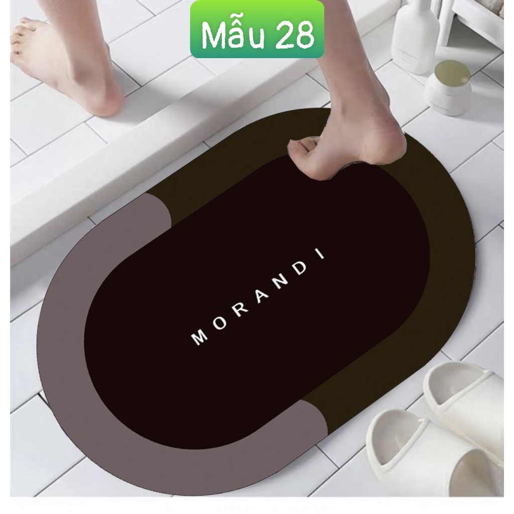 Thảm lau chân nhà Bếp  chùi chân trải sàn hình thú phòng khách phòng tắm 3d chống trượt cao cấp