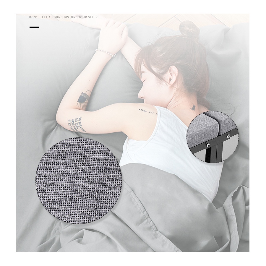 Giường Gấp Gọn AMYLY Giường Gấp Văn Phòng Cao Cấp Màu Xám, Có Bánh Xe Đệm Dày 4cm Kích Thước D183*R63*C38Cm